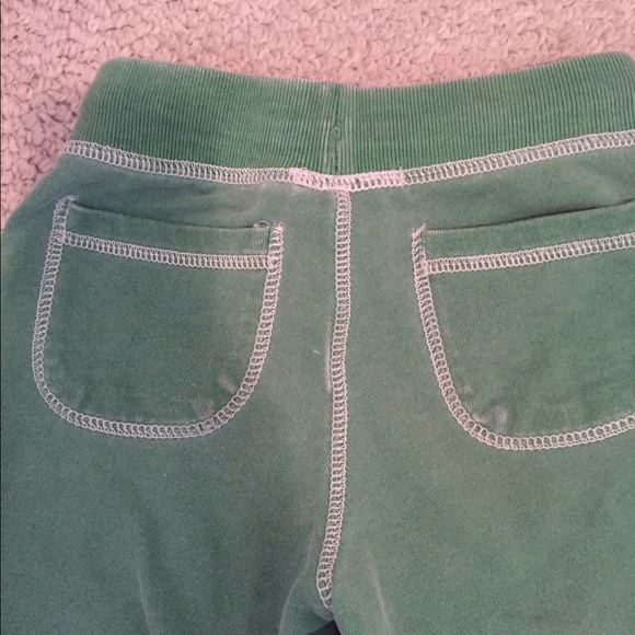 Mini Boden pants green size 5y green/pink - Picture 6 of 8